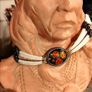 Native American Dentalium Shell Choker/Necklace* Native Made